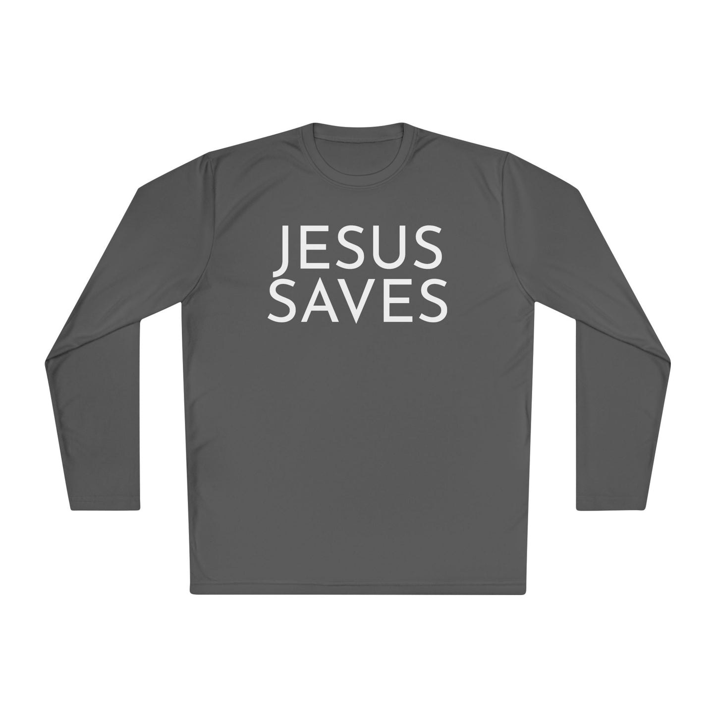 Jesus Saves Unisex Performance Longsleeve