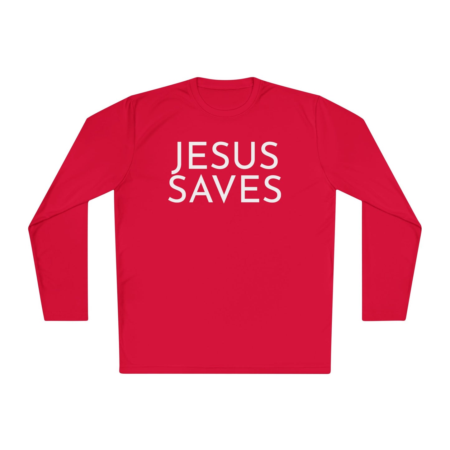 Jesus Saves Unisex Performance Longsleeve