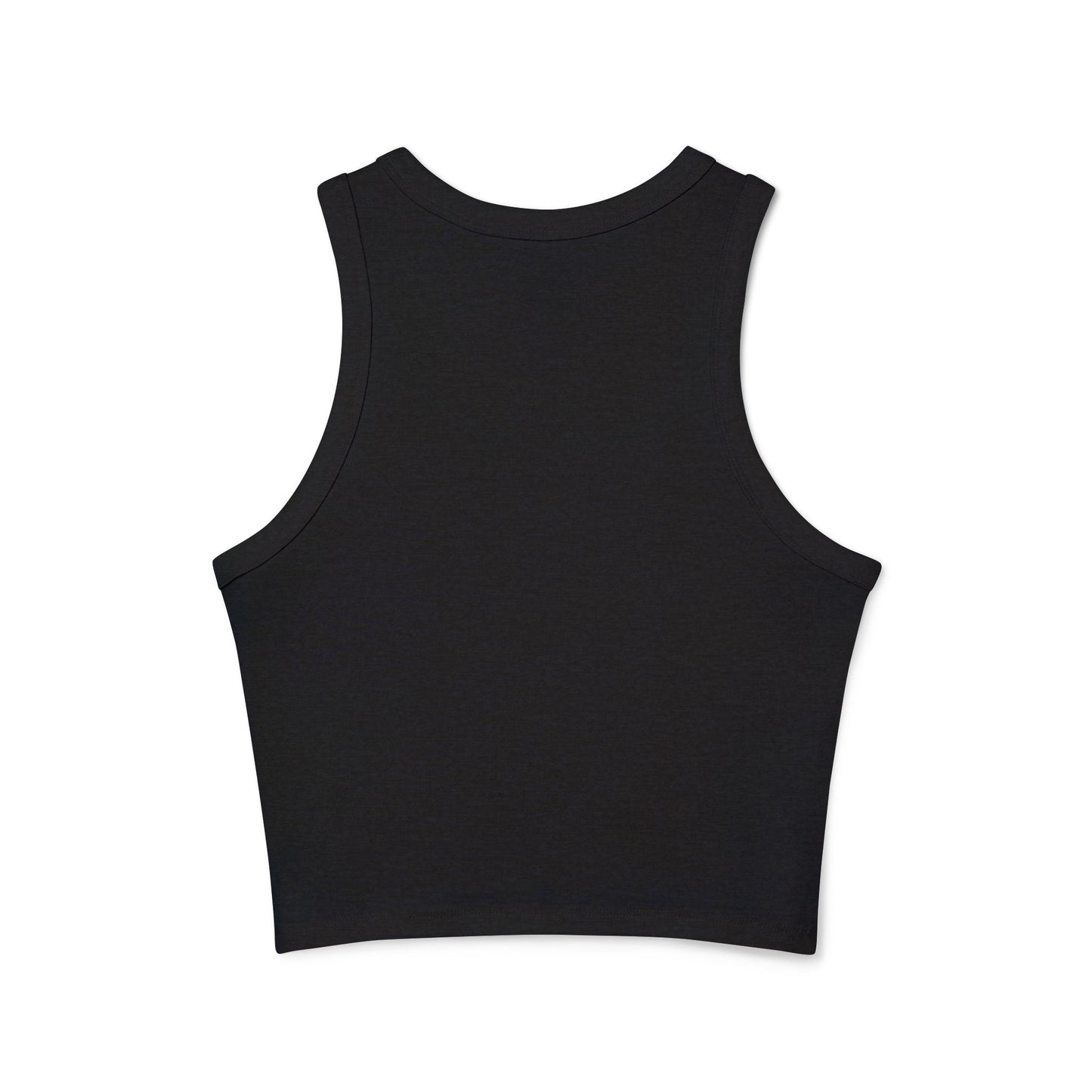 Train to Reign Women's Racer Tank Top — White Logo