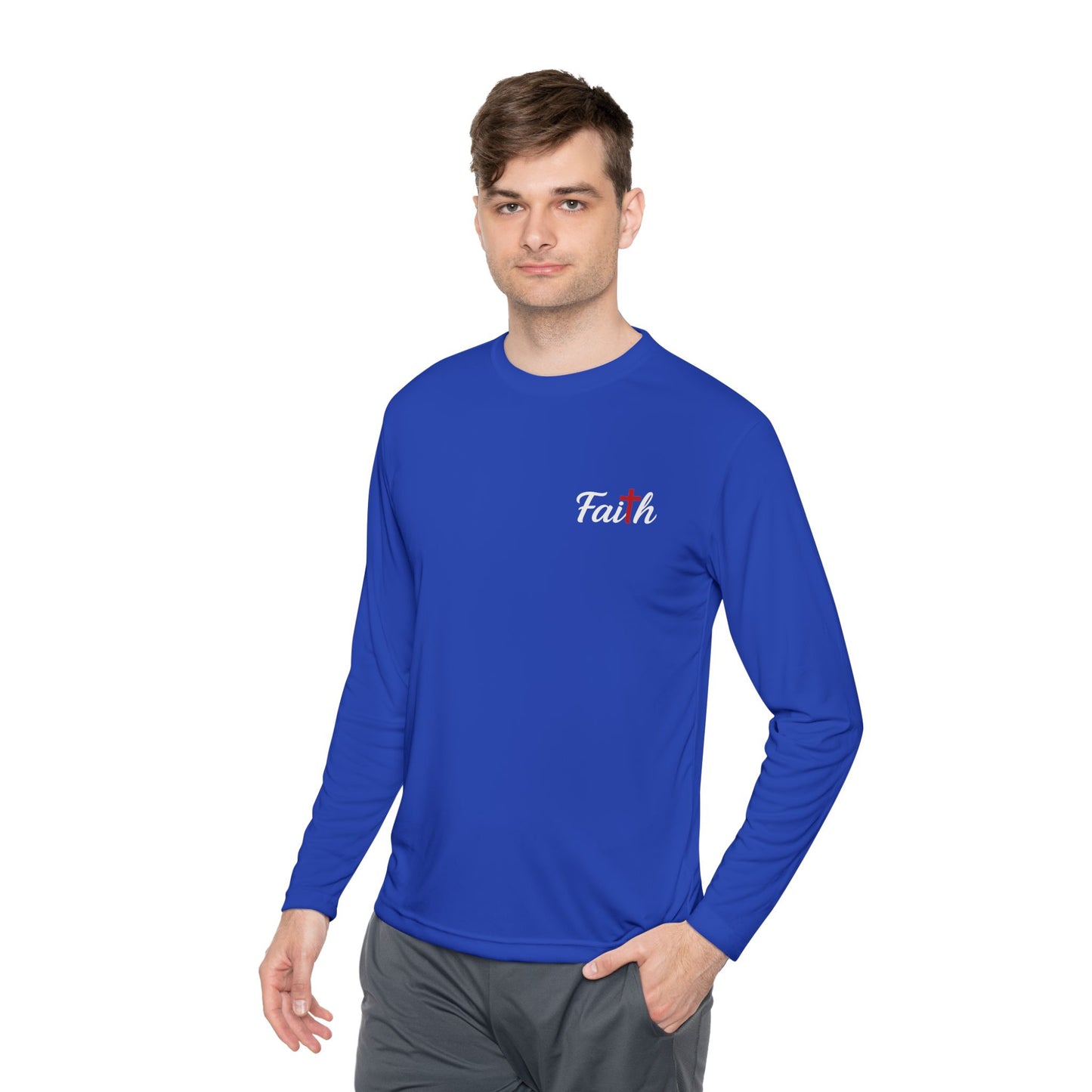 Unisex Faith Longsleeve Performance Tee