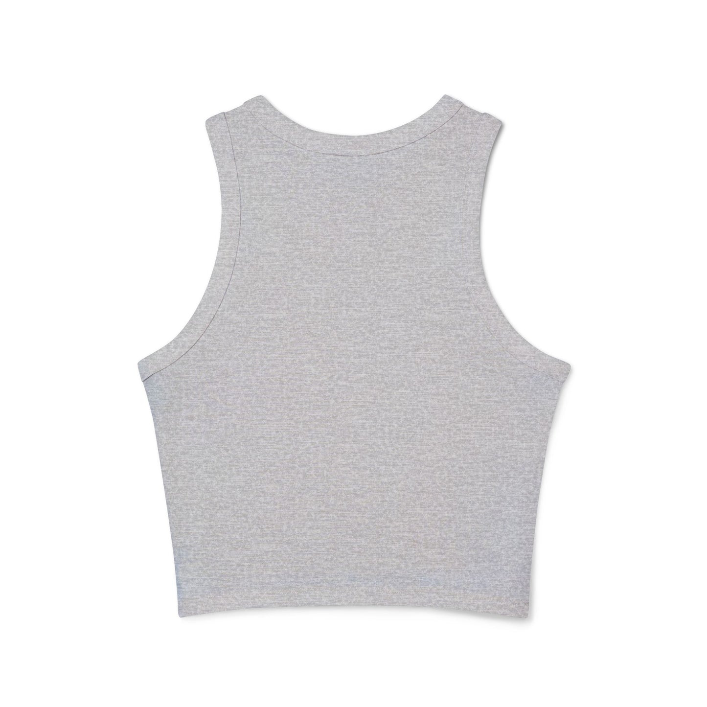 Train to Reign Women's Racer Tank Top — White Logo