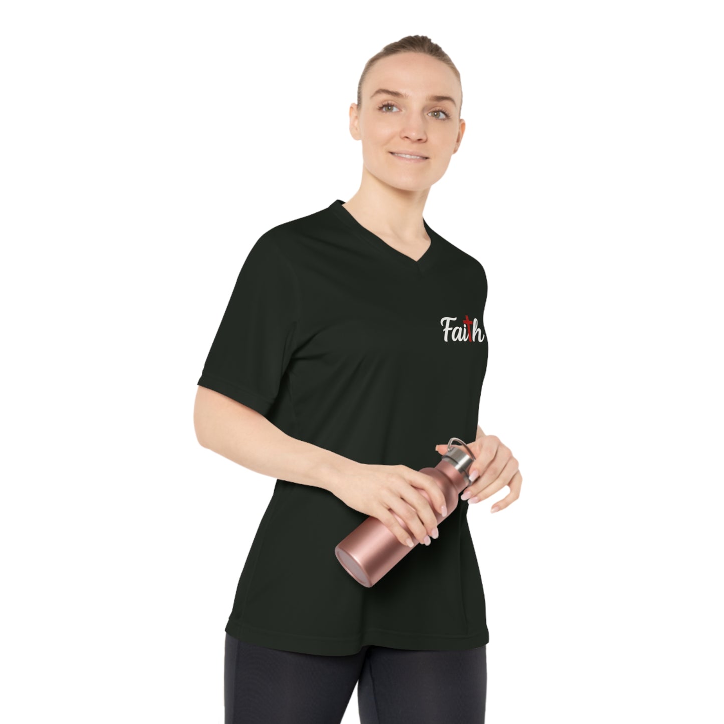 Women's Performance FAITH V-Neck T-Shirt