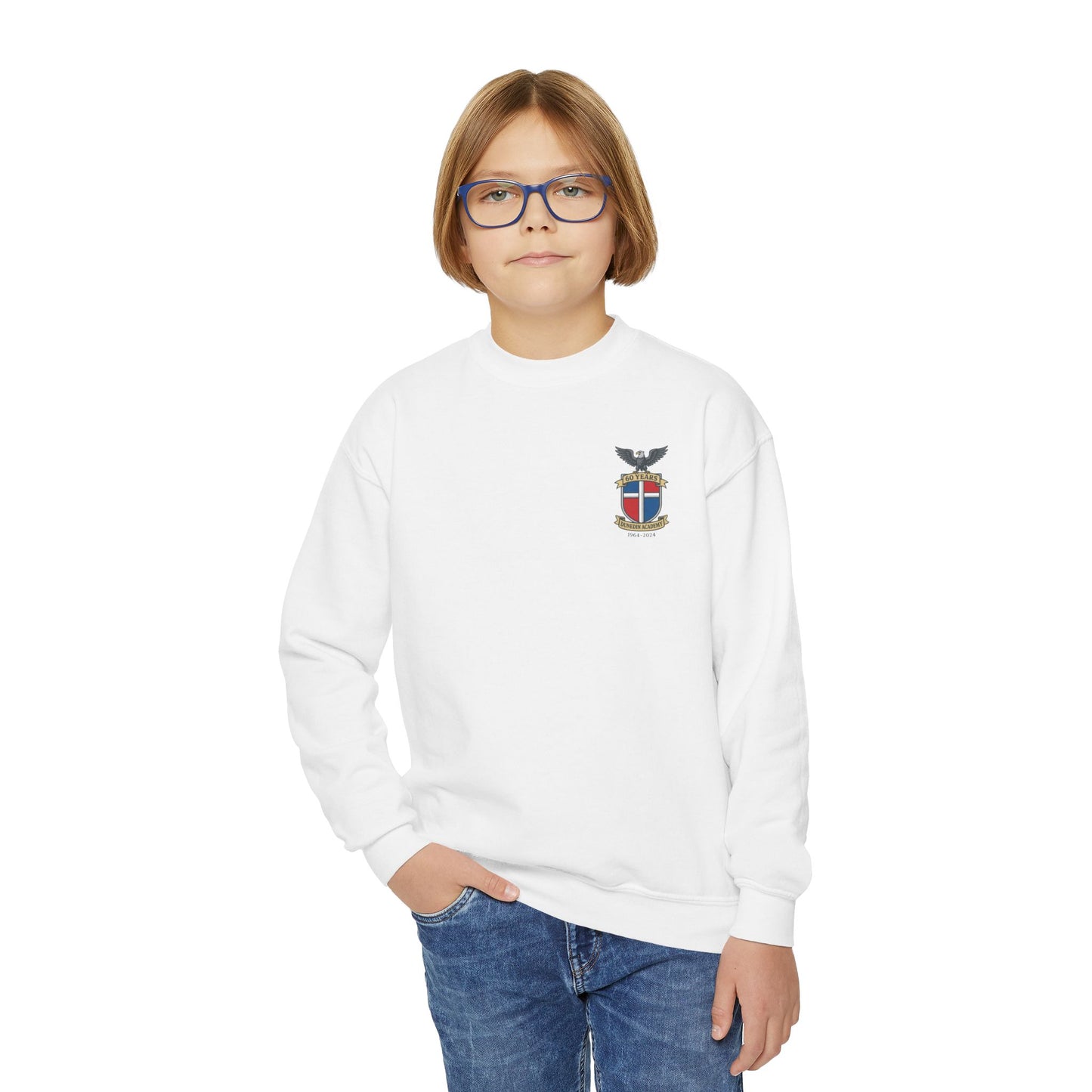 Dunedin Academy Crewneck Youth Sweater 60th Anniversary