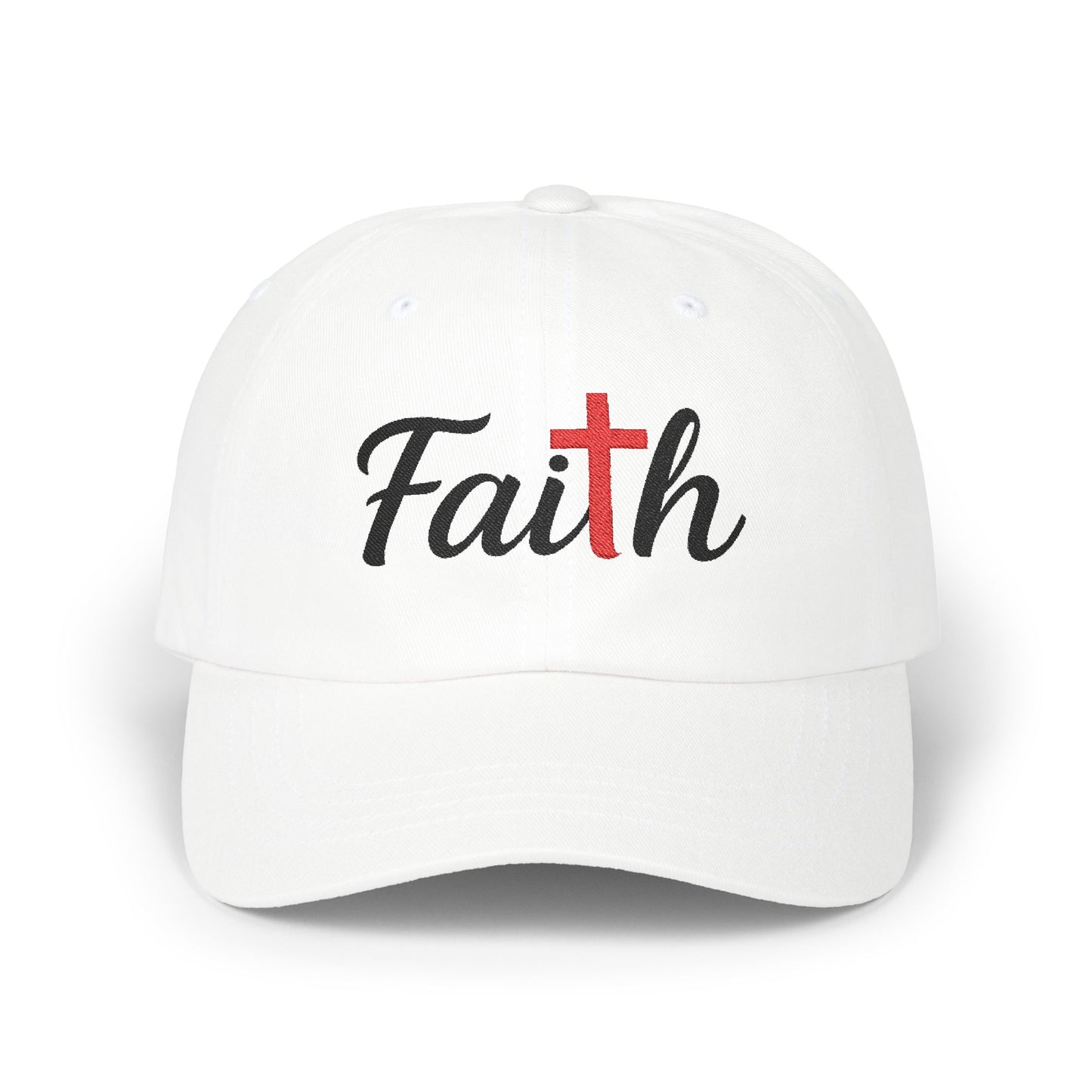 Women's Faith Cap — Black Lettering