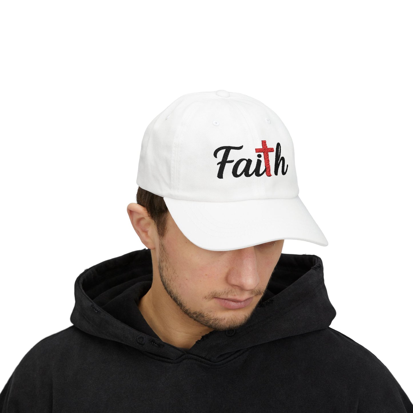 Women's Faith Cap — Black Lettering