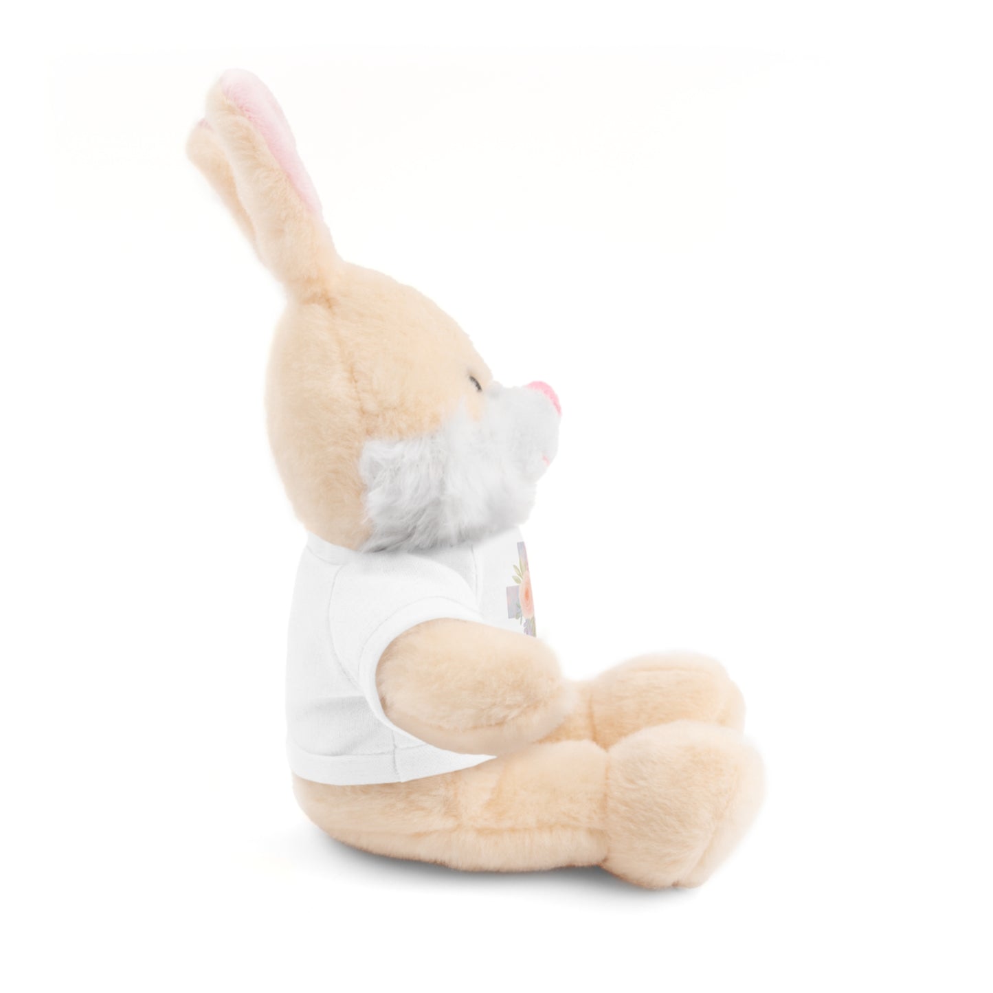 Stuffed Animal Plush Toy with Cross Tee