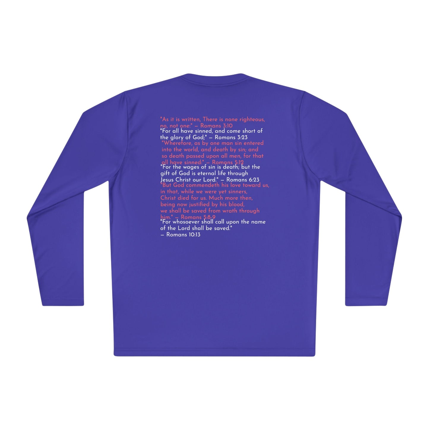 Jesus Saves Unisex Performance Longsleeve