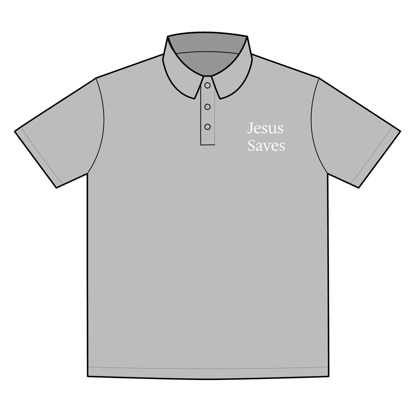Men's Jesus Saves Polo