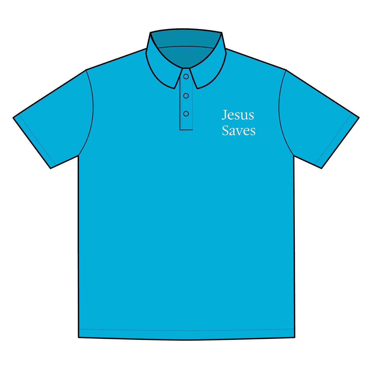 Men's Jesus Saves Polo