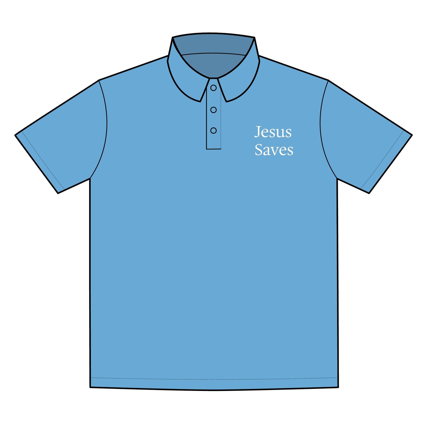 Men's Jesus Saves Polo