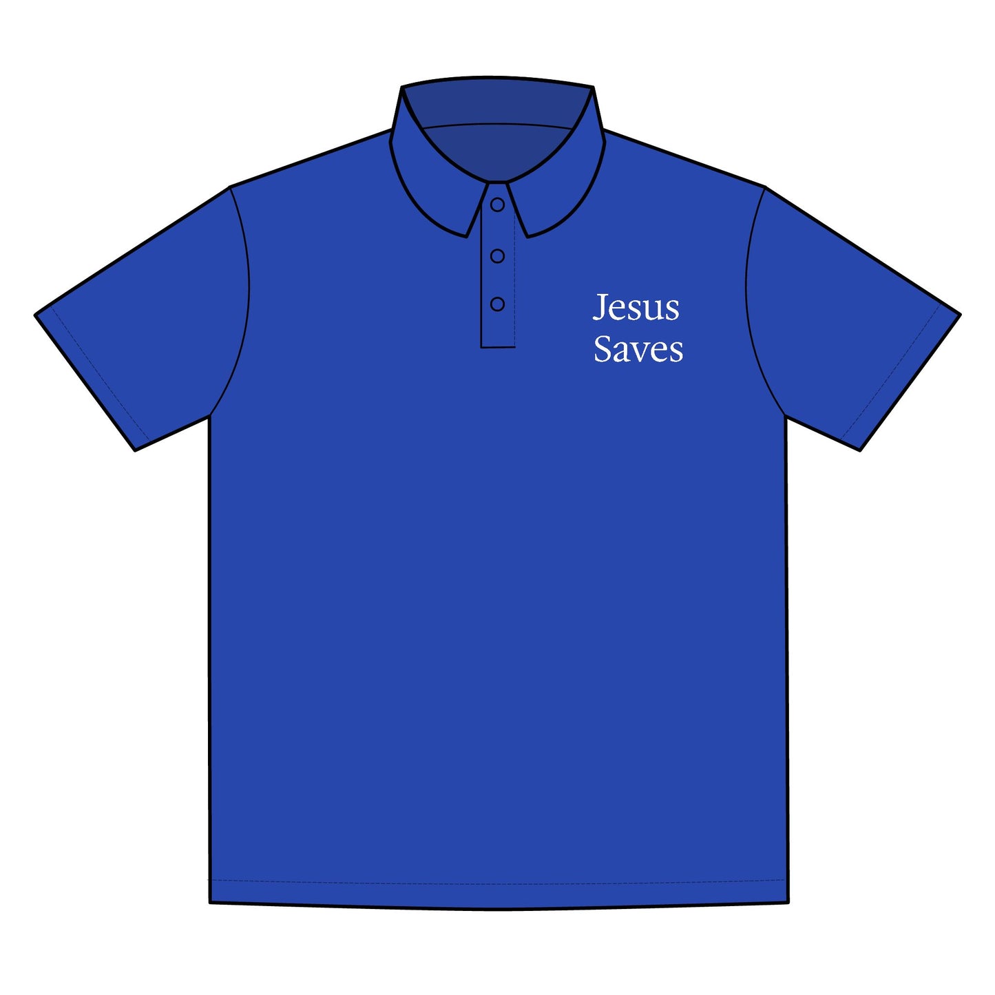 Men's Jesus Saves Polo