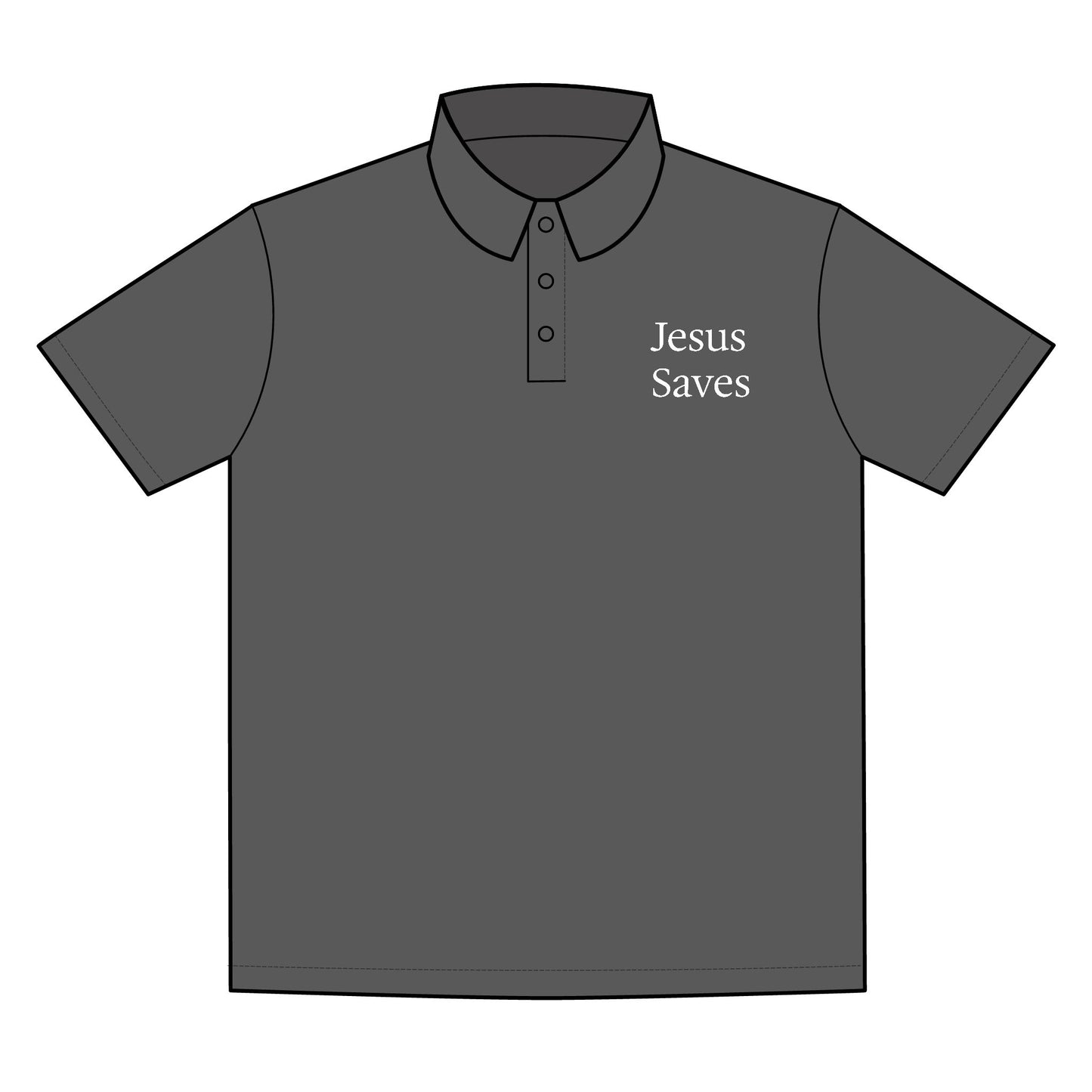 Men's Jesus Saves Polo