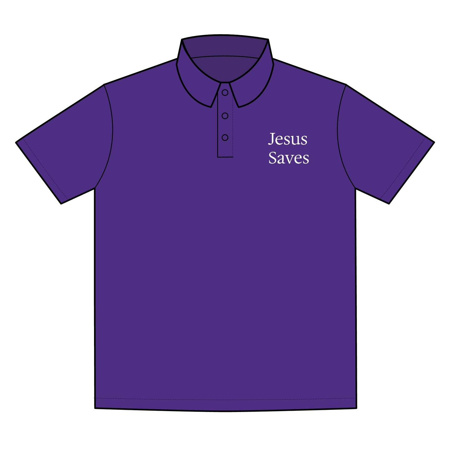 Men's Jesus Saves Polo