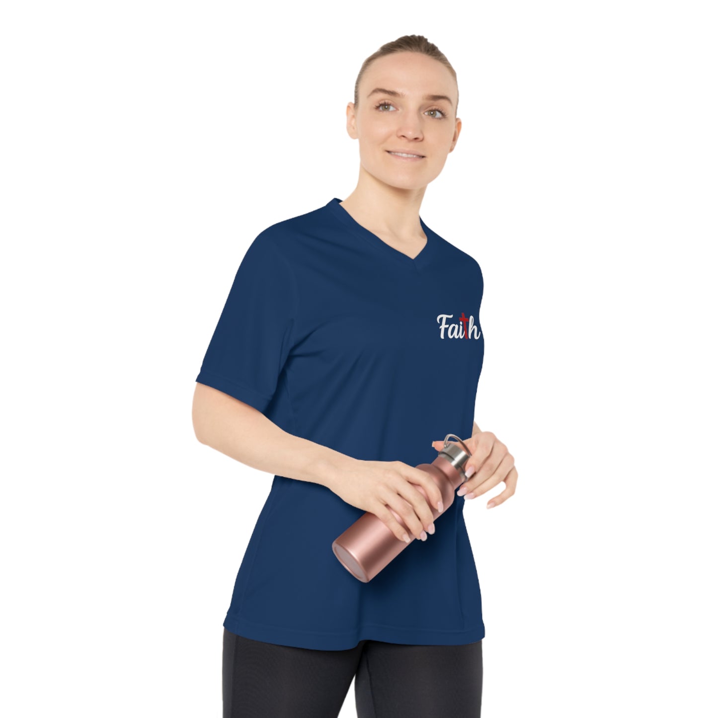Women's Performance FAITH V-Neck T-Shirt