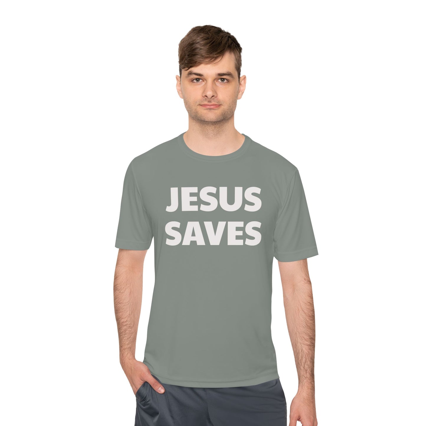 Jesus Saves Performance Shirt