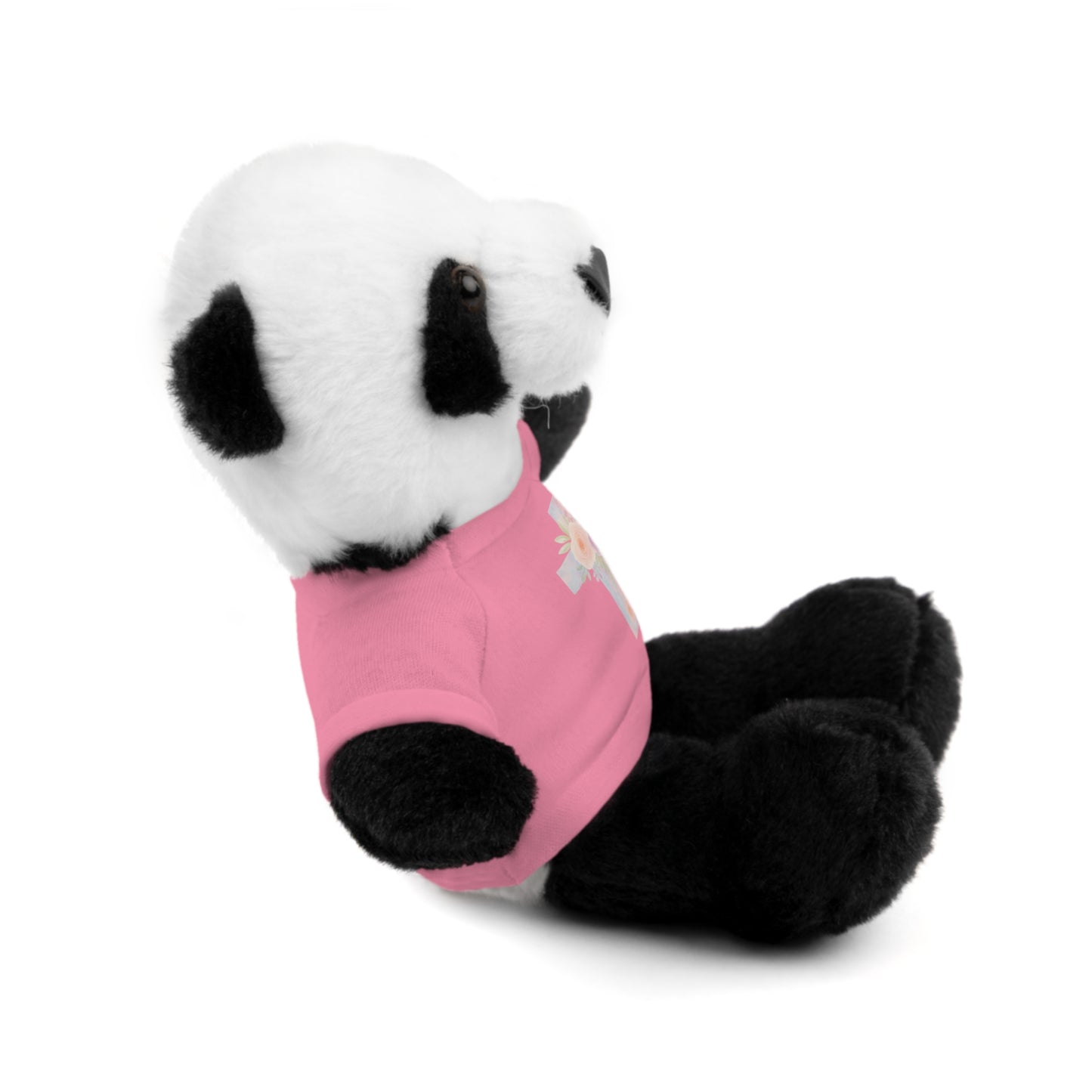 Stuffed Animal Plush Toy with Cross Tee