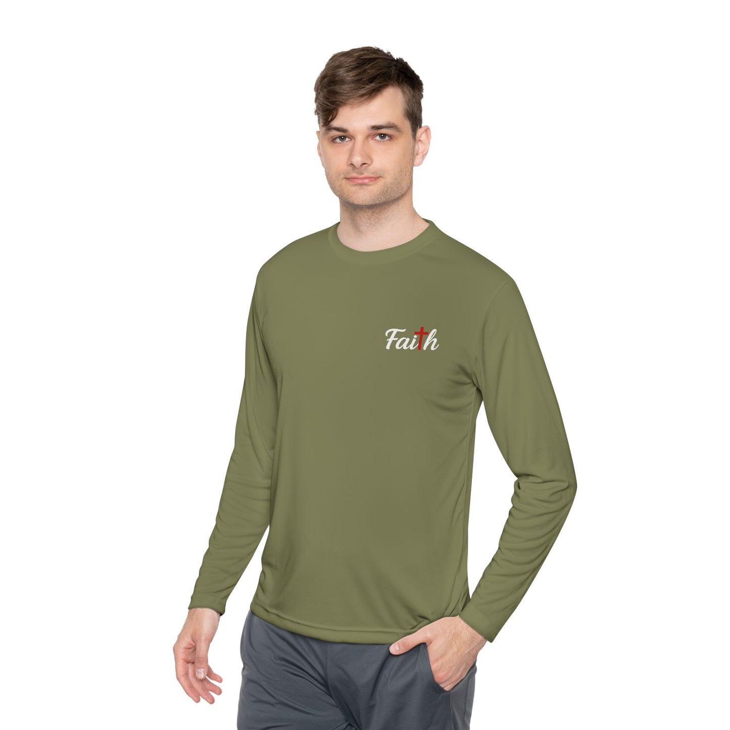 Unisex Faith Longsleeve Performance Tee