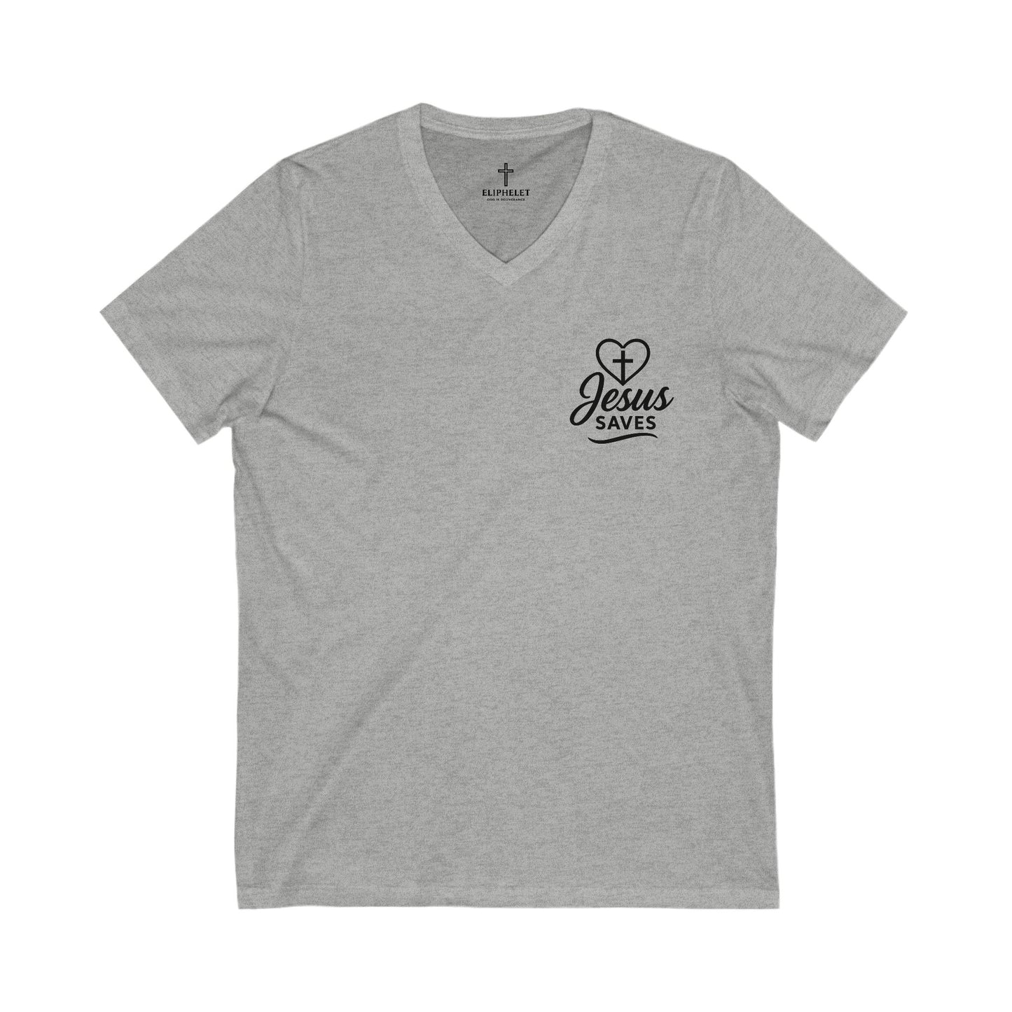 Jesus Saves Women's V-Neck Tee