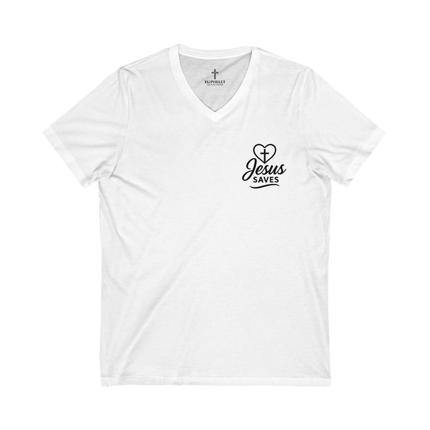 Jesus Saves Women's V-Neck Tee