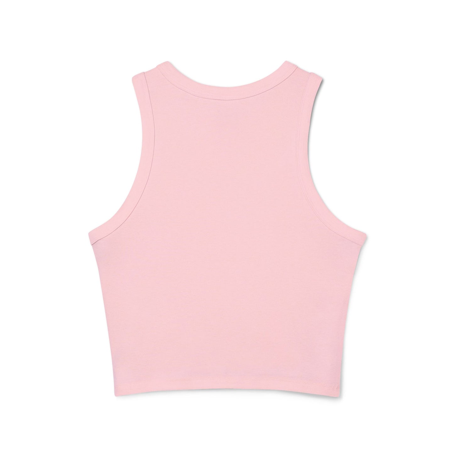 Train to Reign Women's Racer Tank Top — White Logo