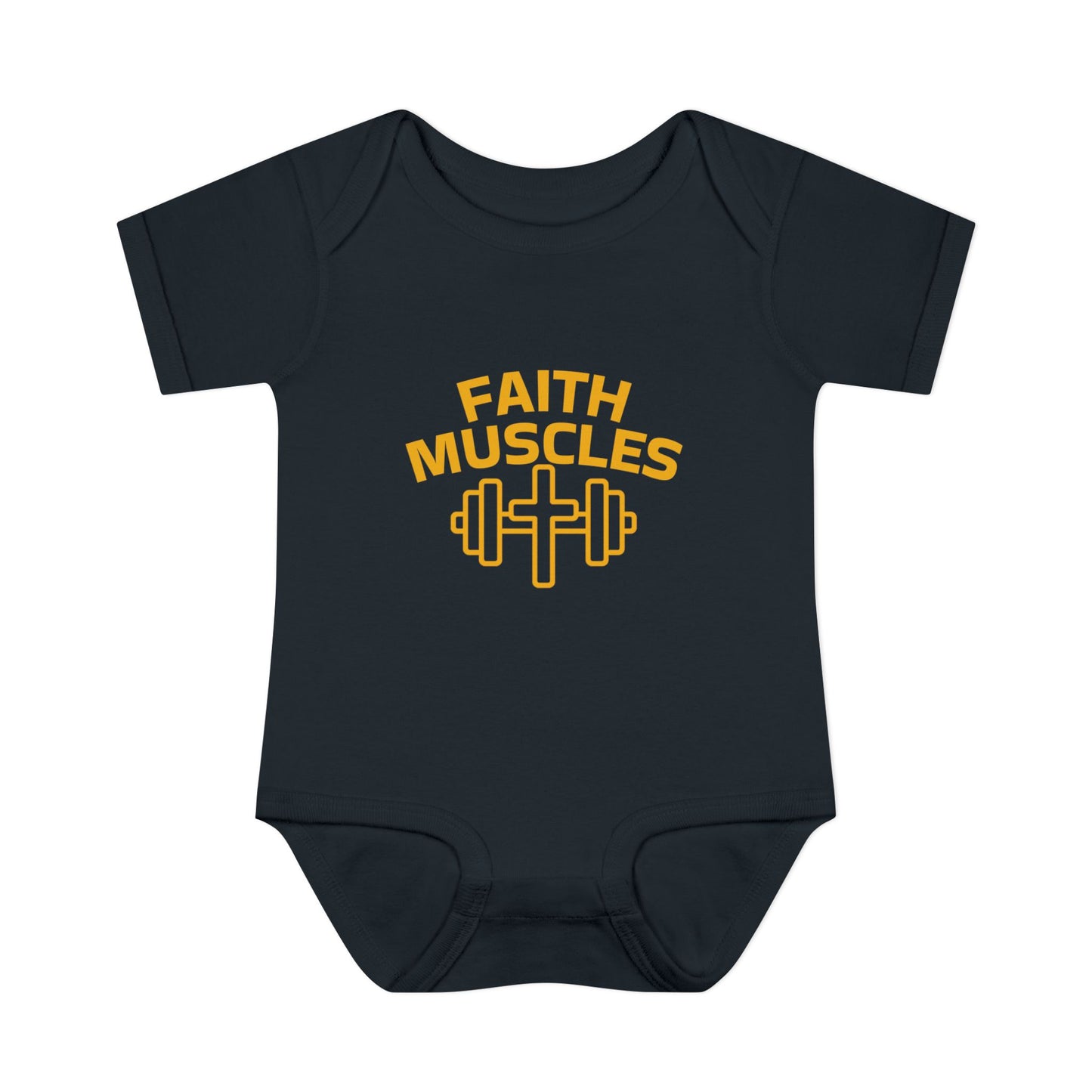 Infant Baby Faith MusclesOnesie
