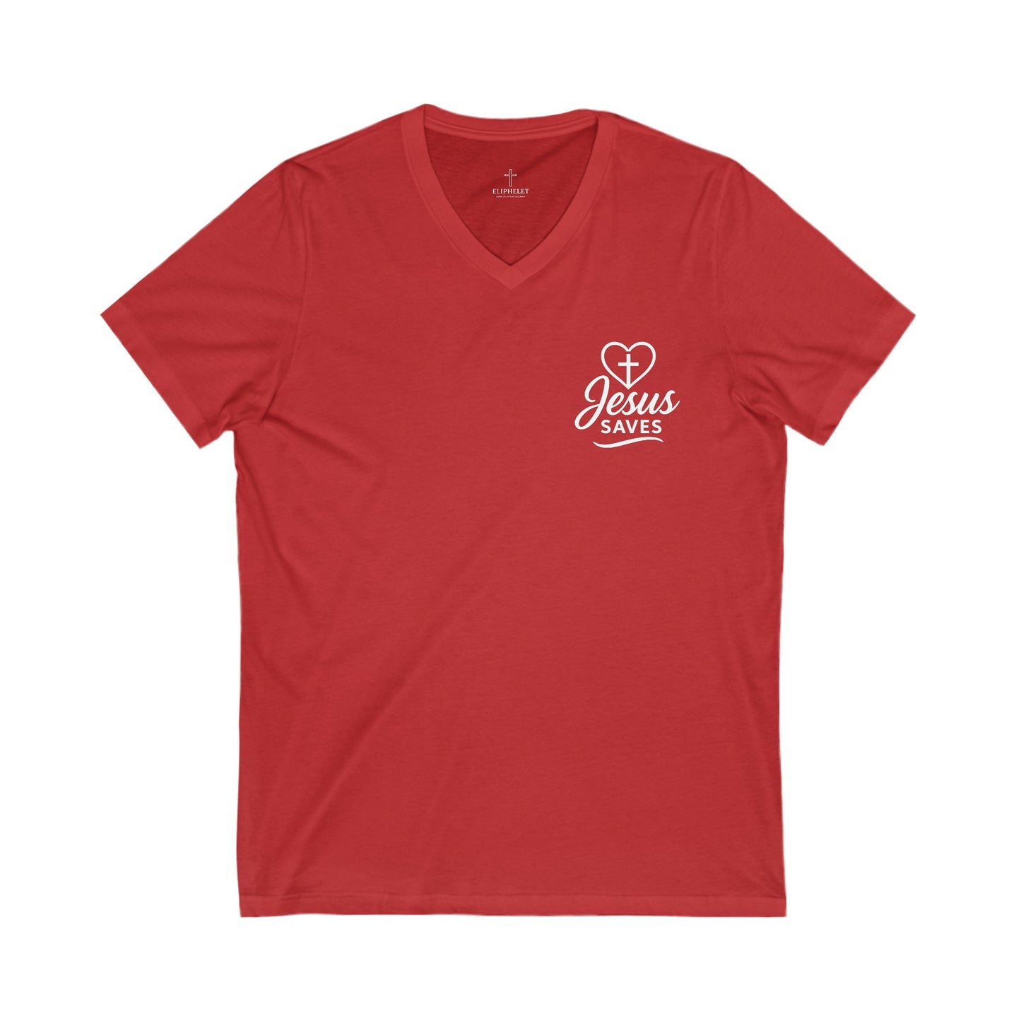 Jesus Saves Women's V-Neck Tee