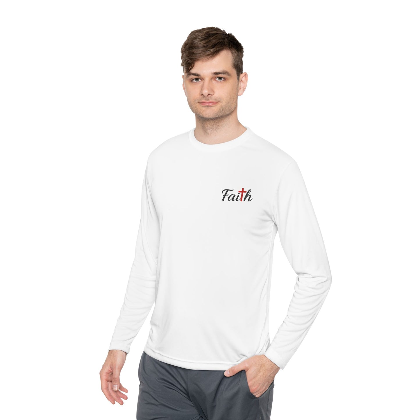 Unisex Faith Longsleeve Performance Tee