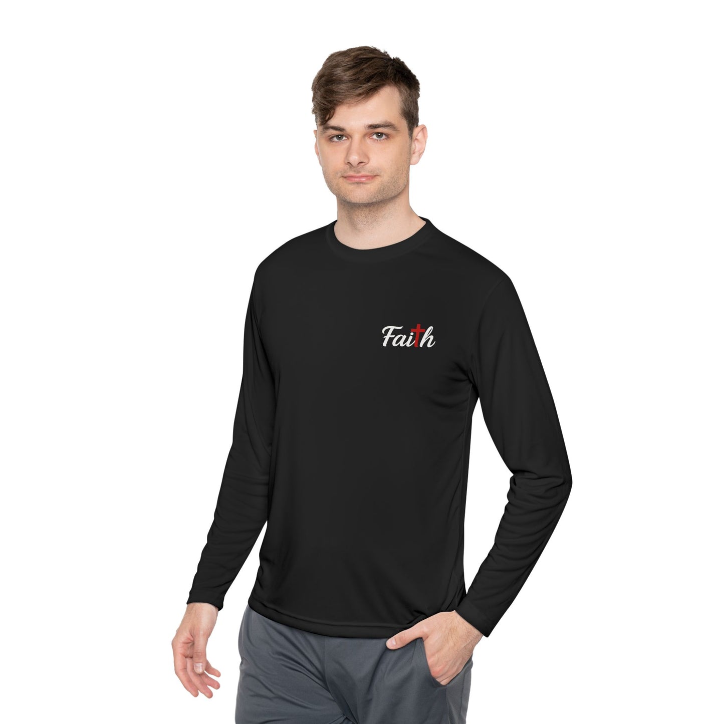 Unisex Faith Longsleeve Performance Tee