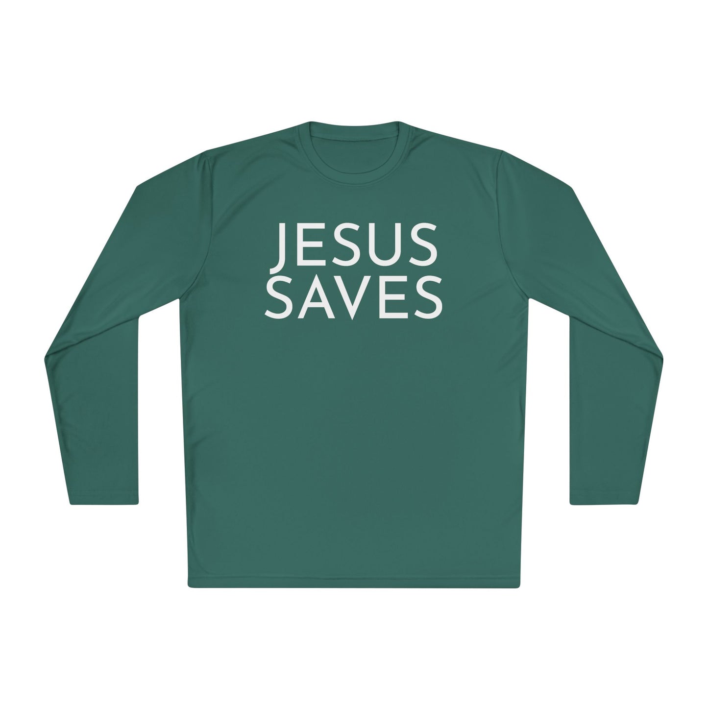 Jesus Saves Unisex Performance Longsleeve