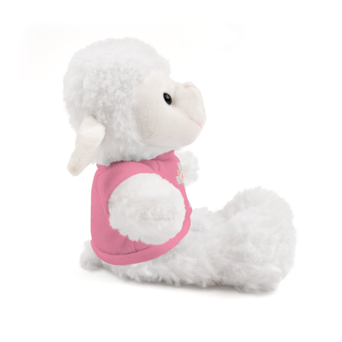 Stuffed Animal Plush Toy with Cross Tee