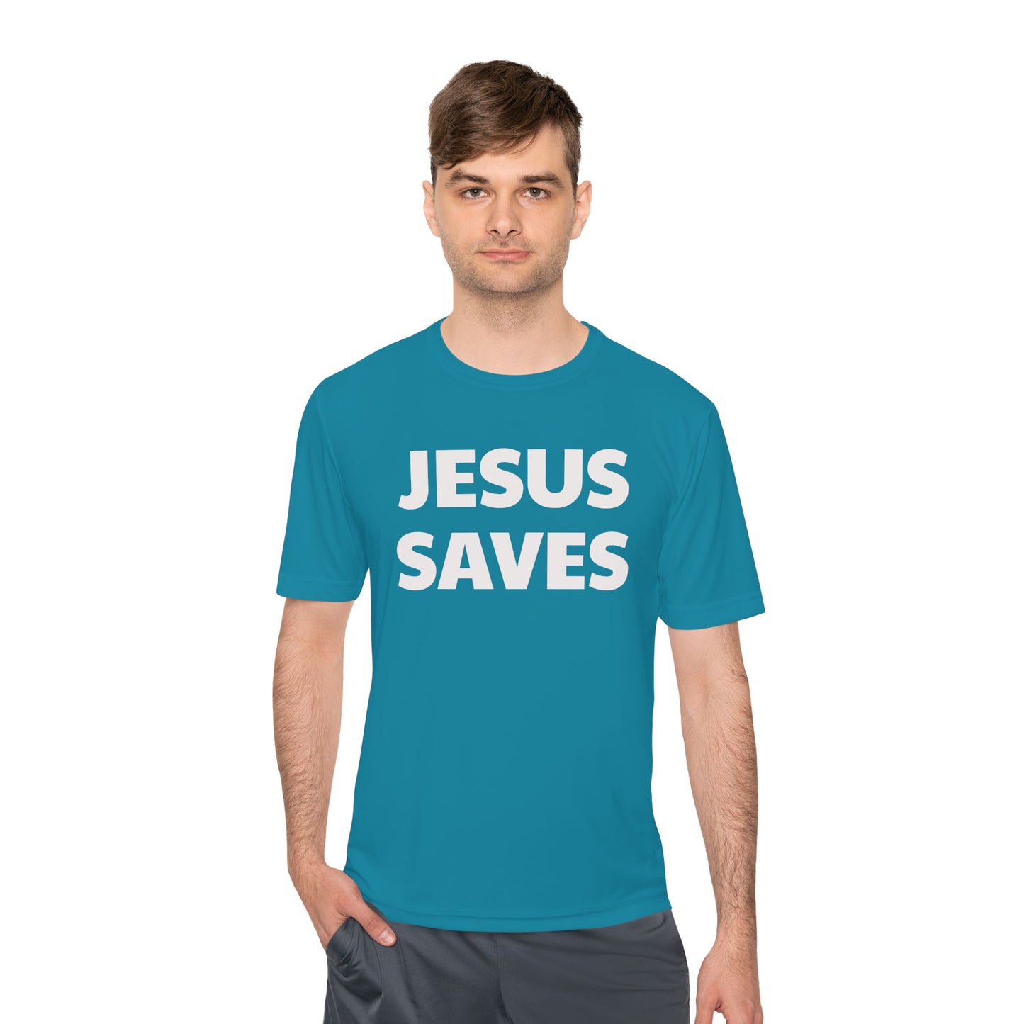 Jesus Saves Performance Shirt