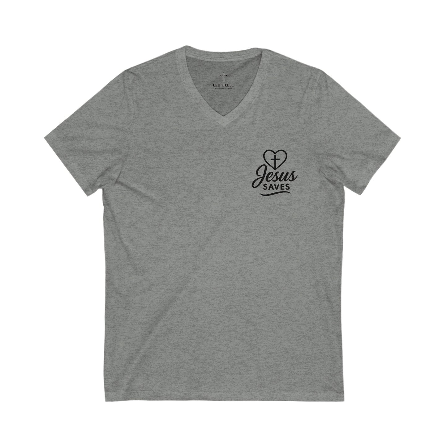 Jesus Saves Women's V-Neck Tee