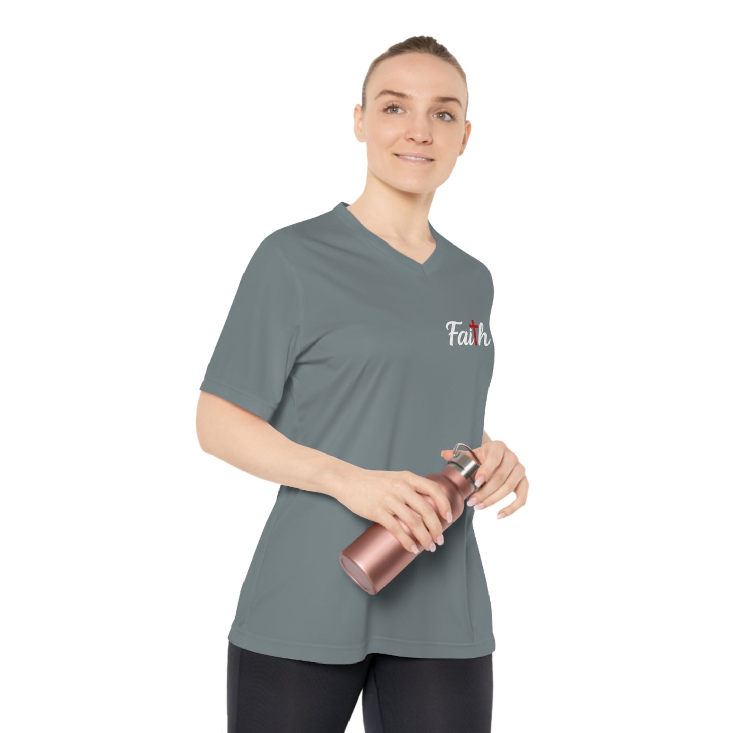 Women's Performance FAITH V-Neck T-Shirt