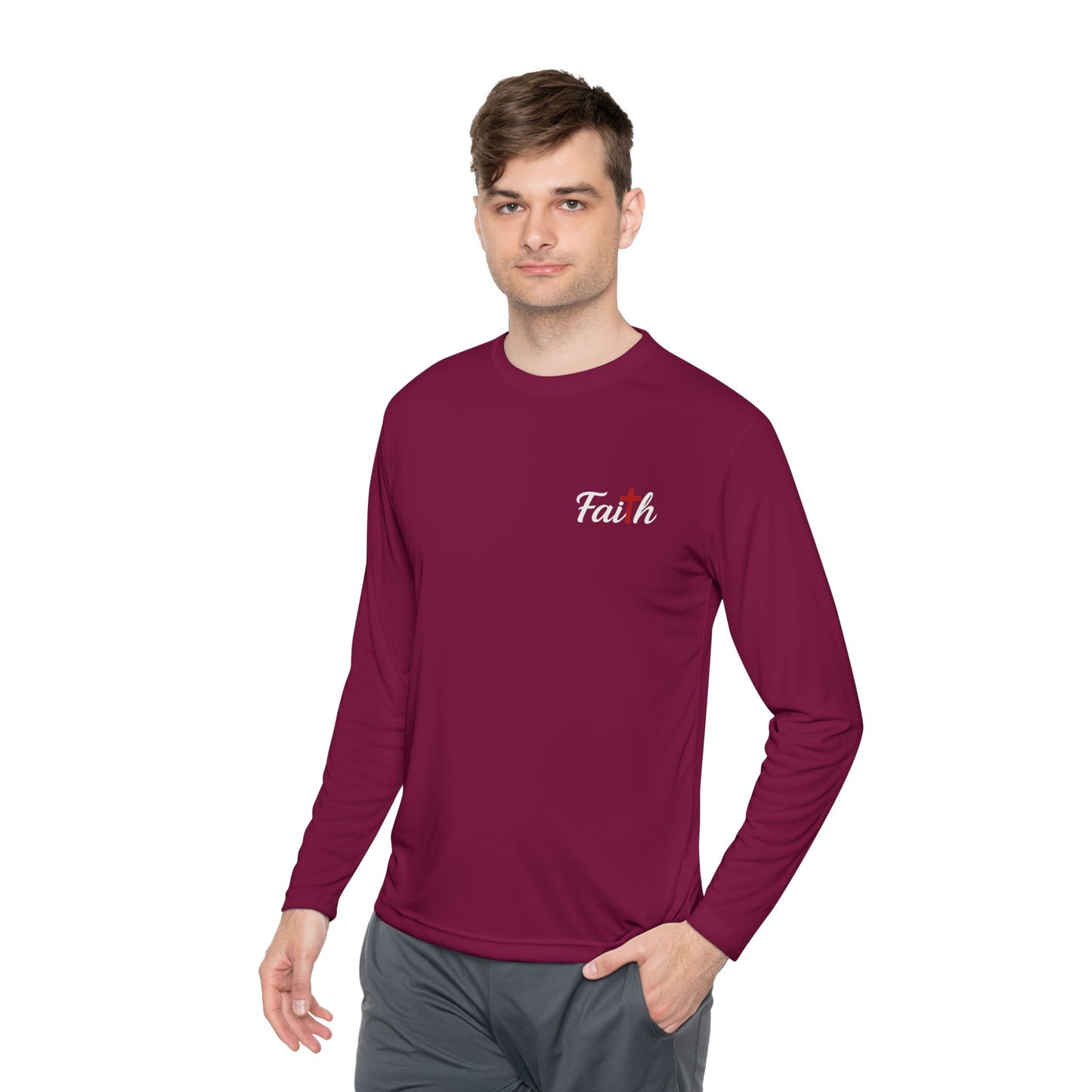 Unisex Faith Longsleeve Performance Tee