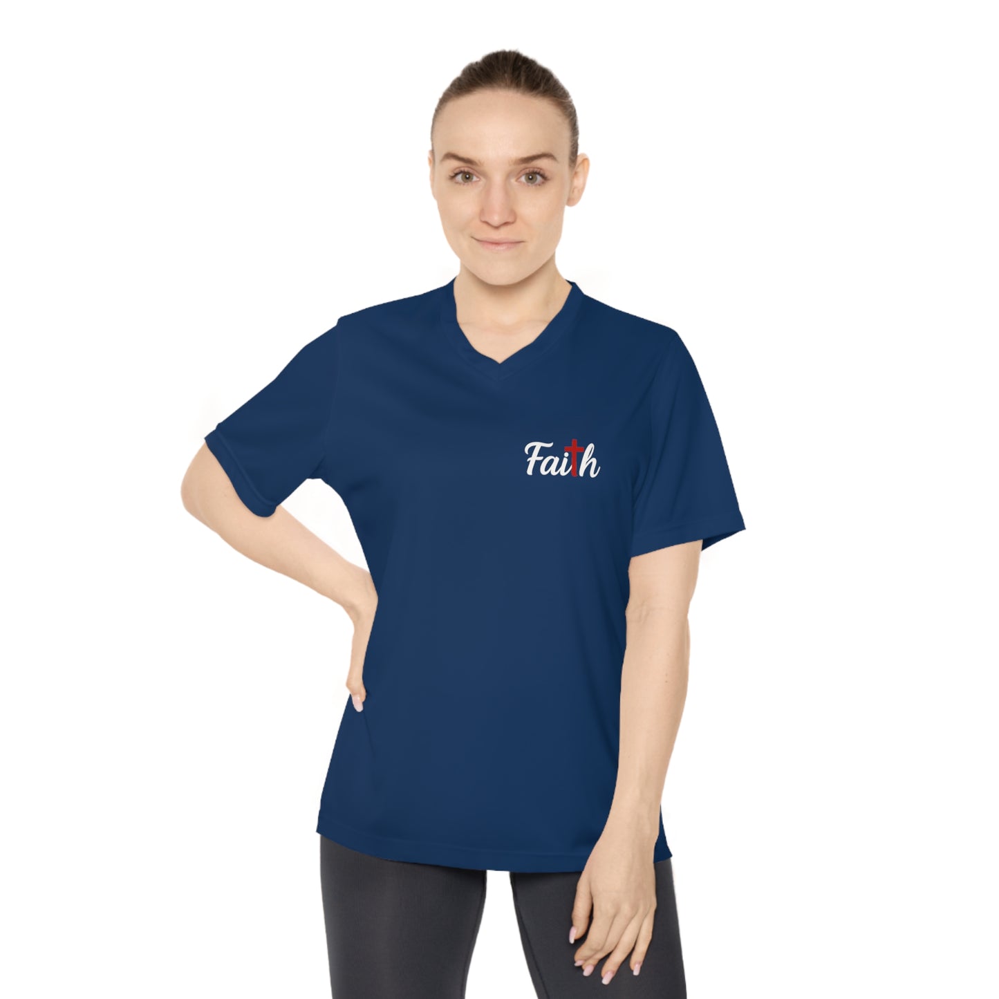 Women's Performance FAITH V-Neck T-Shirt