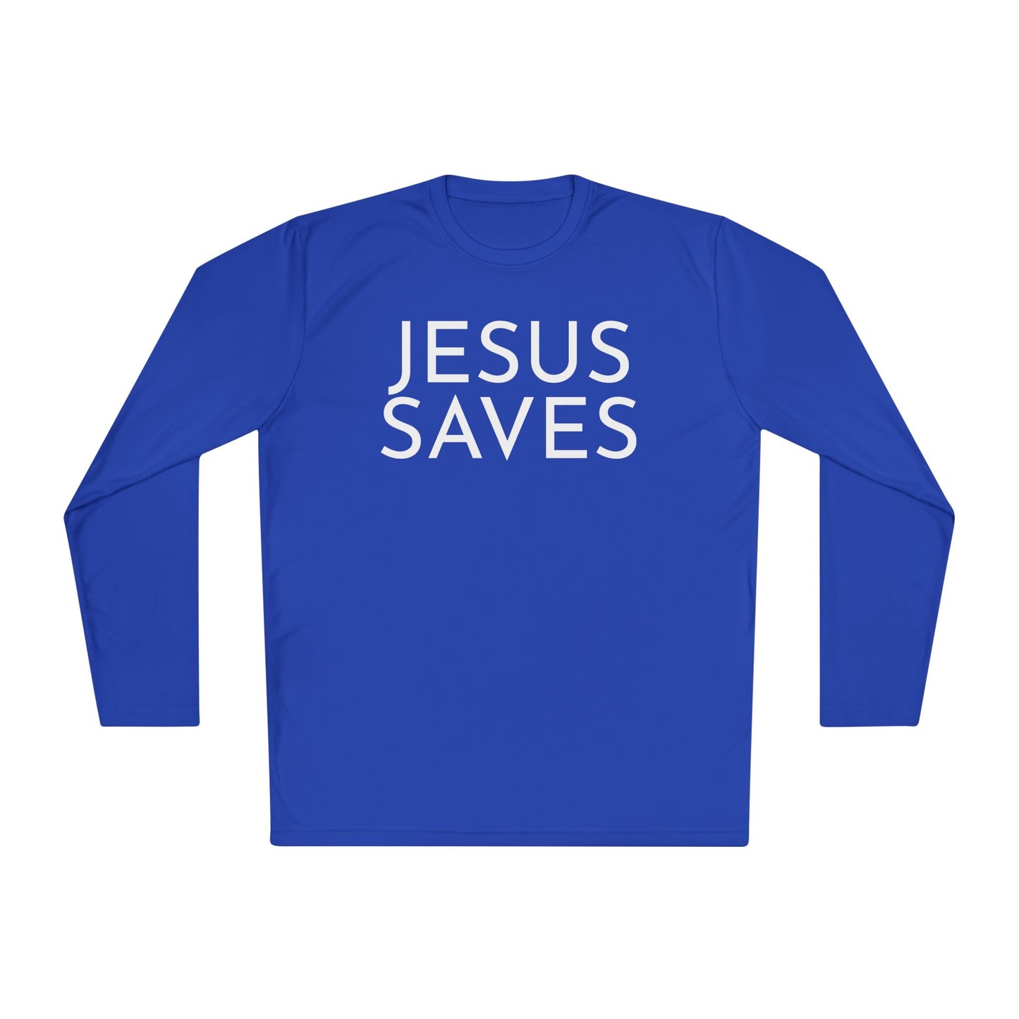 Jesus Saves Unisex Performance Longsleeve