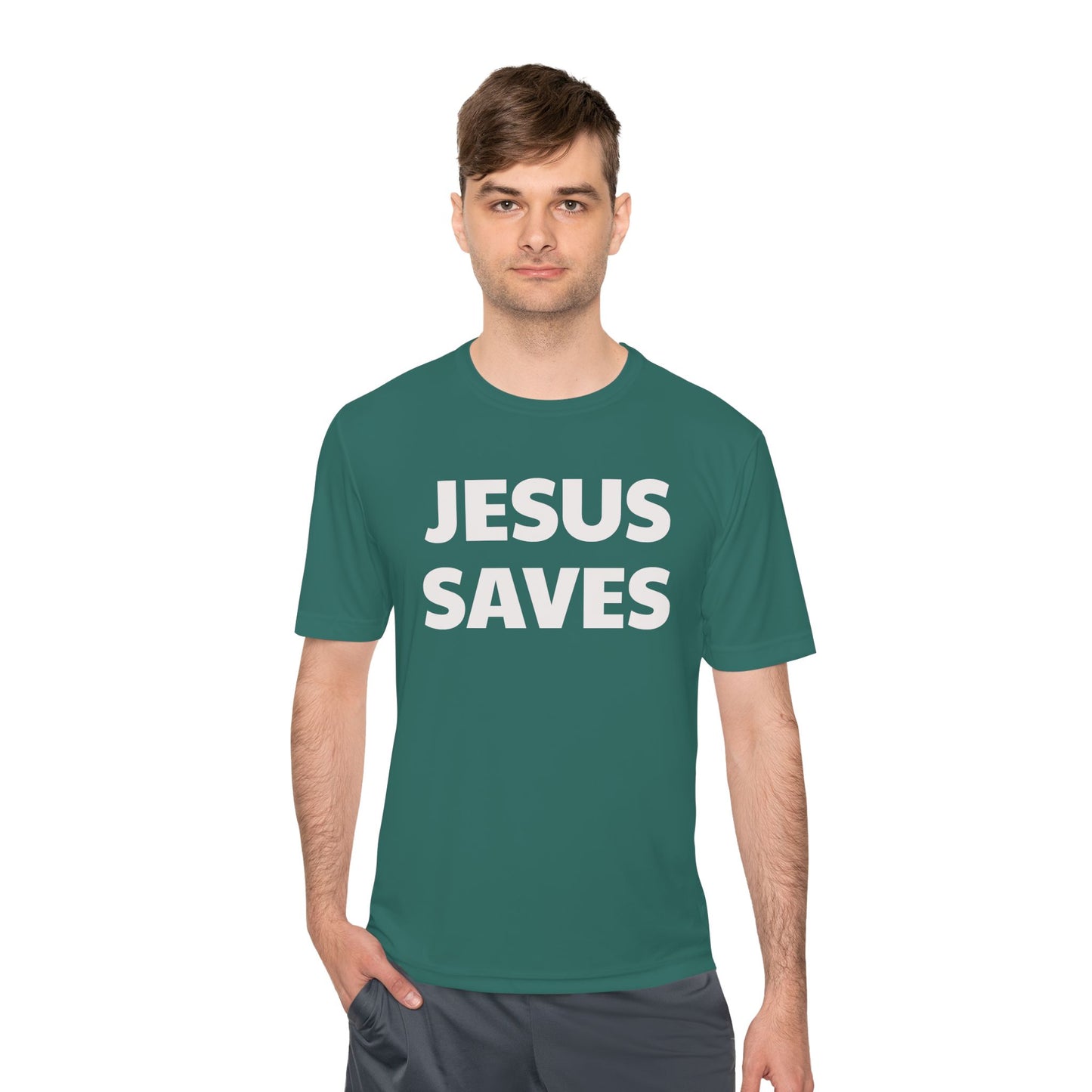 Jesus Saves Performance Shirt