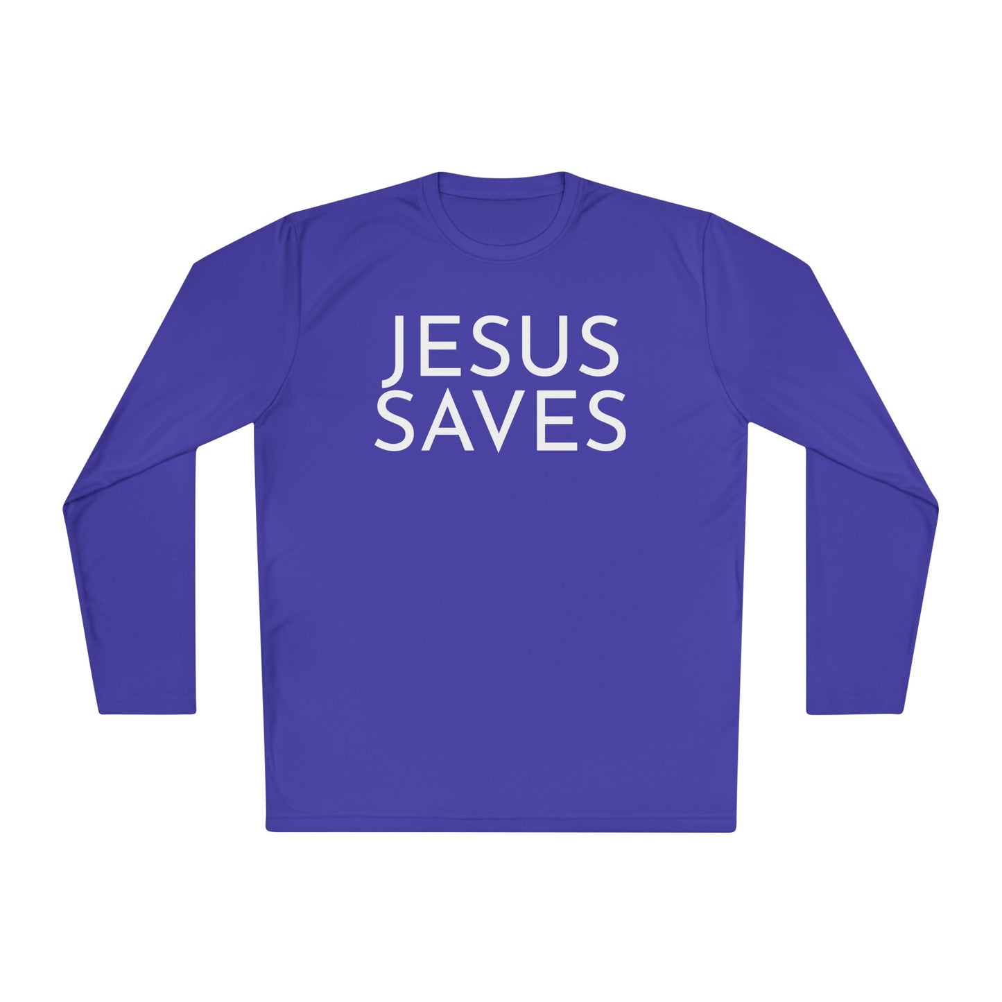 Jesus Saves Unisex Performance Longsleeve