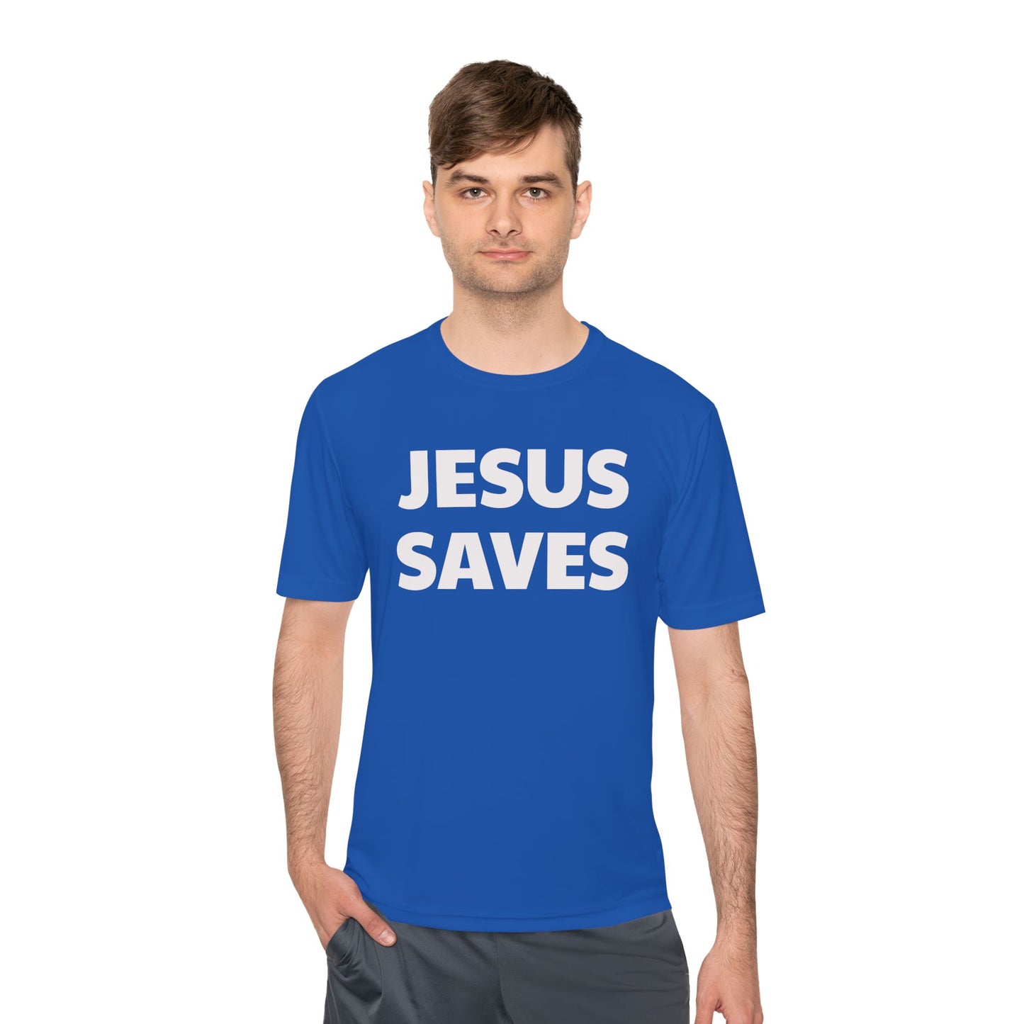 Jesus Saves Performance Shirt